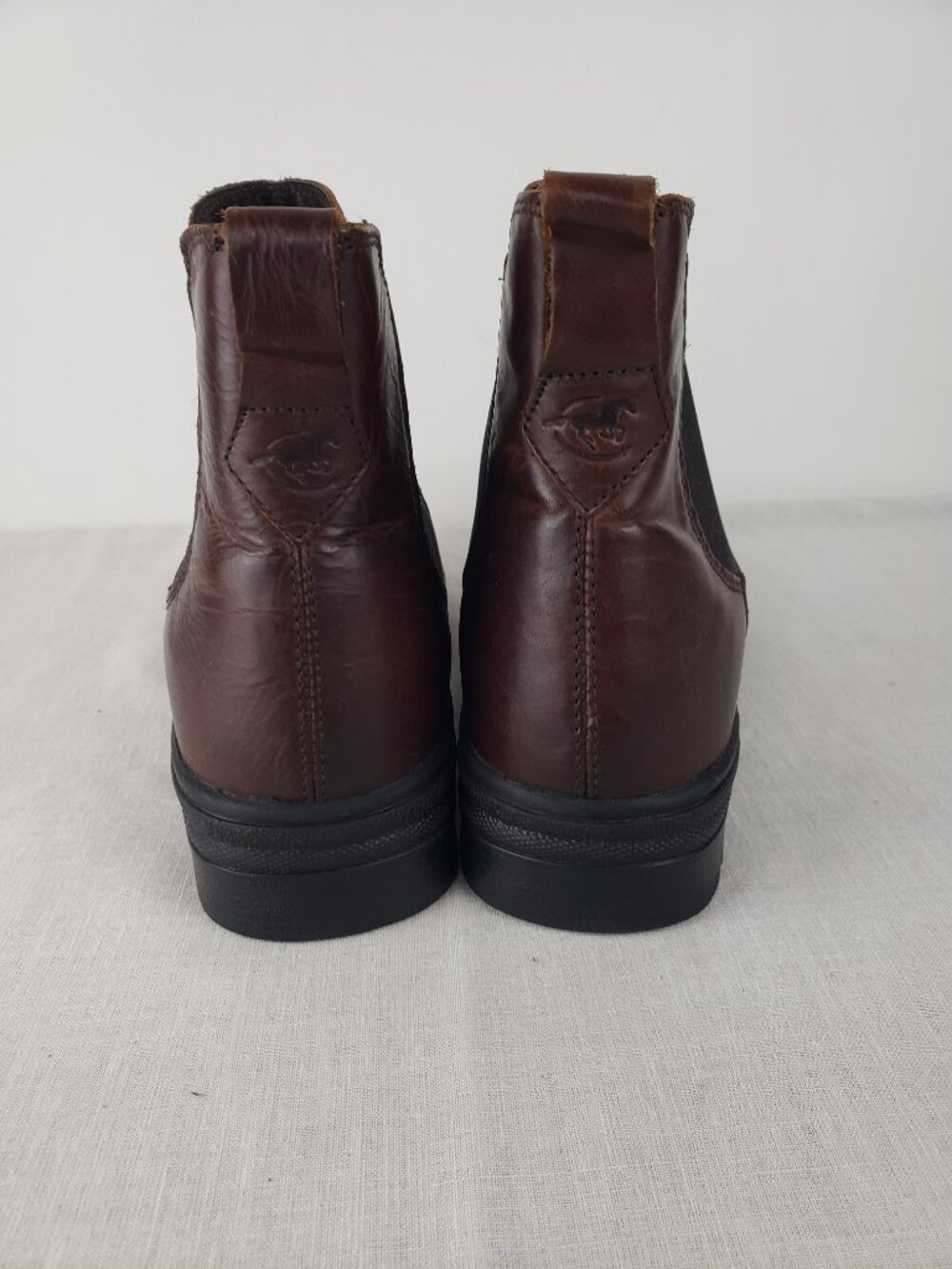 Smartpak Ada Chelsea Boots Brown Leather Pull On Womens 41/US 10 - Picture 4 of 11